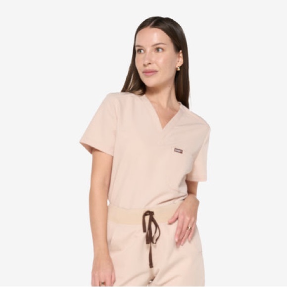 Code Next Scrub Top- Hazelnut - Picture 2 of 3